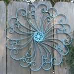 Outdoor Rod Iron Wall Decor