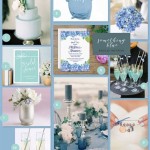 Something Blue Bridal Shower Decor